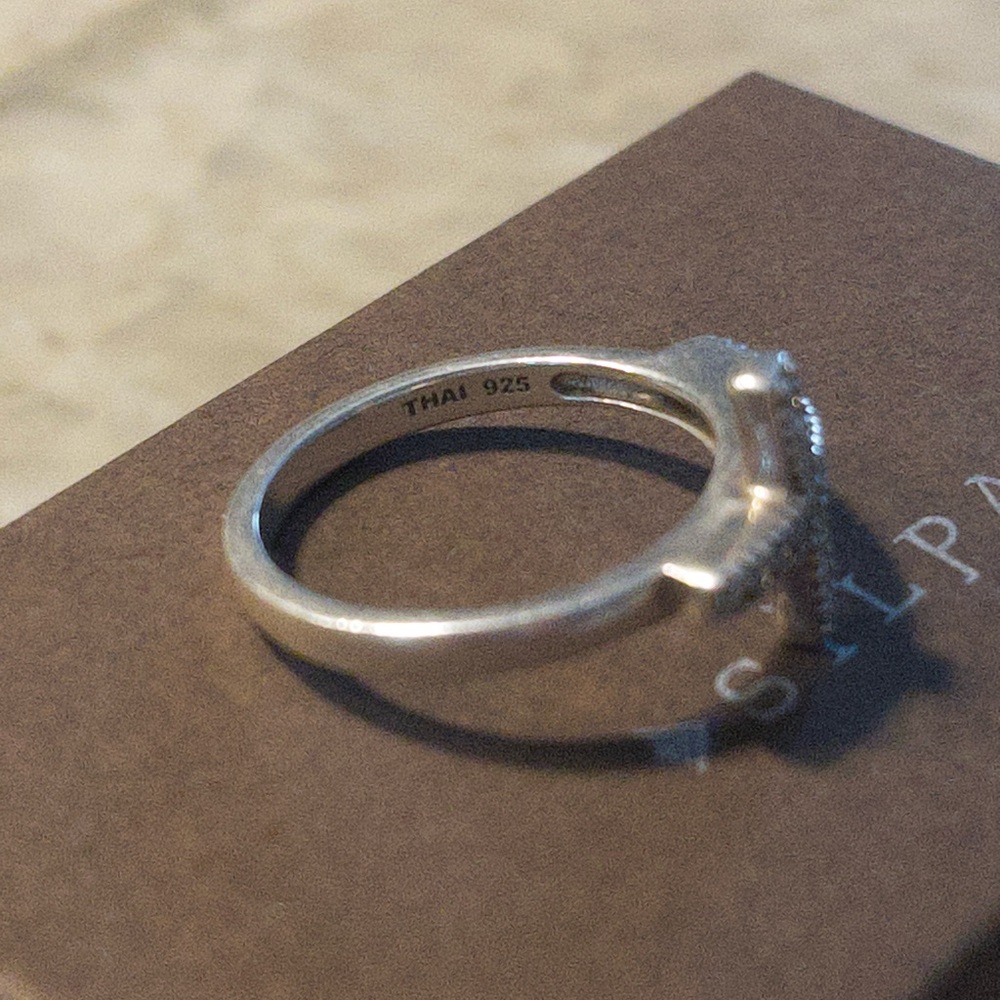 Silpada Reverence Ring | CZ | Sz 7 - Picture 5 of 6